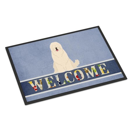 Carolines Treasures 18 x 27 in. South Russian Sheepdog Welcome Indoor or Outdoor Mat BB5605MAT
